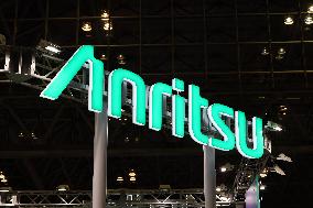 Anritsu signboard and logo